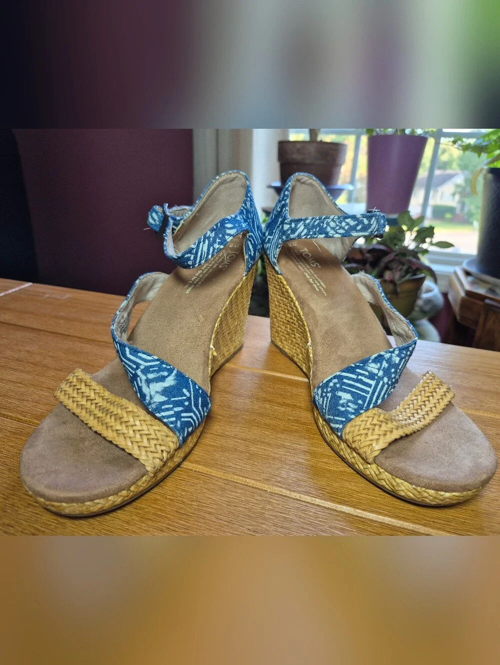 TOMS‎ Clarissa Wedge Sandals - Size 8.5